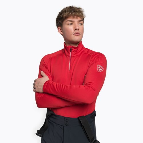 Мъжка термоактивна блуза Rossignol Classique 1/2 Zip red
