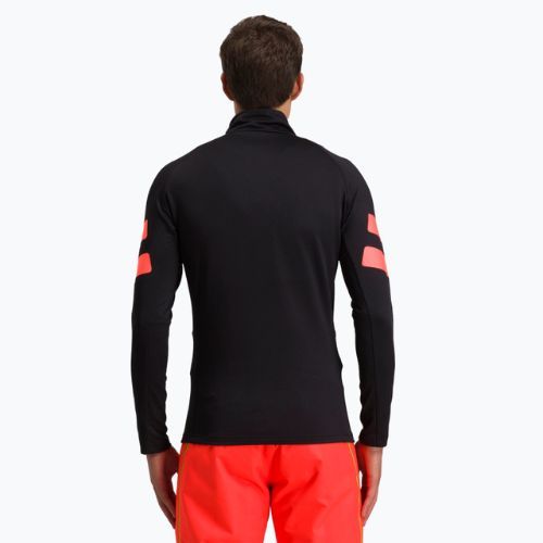 Мъжки ски суитшърт Rossignol Classique Hero 1/2 Zip black/red