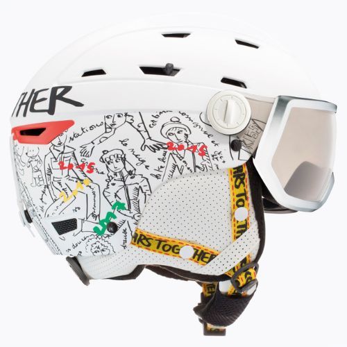 Ски каска за жени Rossignol Allspeed Visor Imp Photo grey