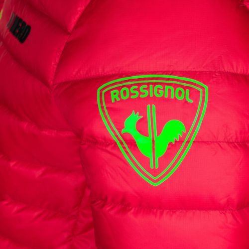 Мъжки пухени якета Rossignol Verglas Hero Hood neon red