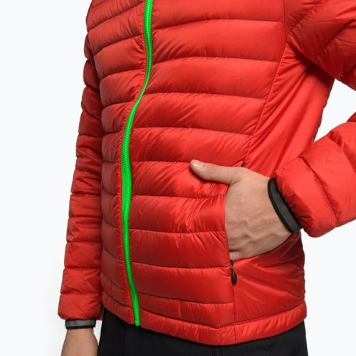 Мъжки пухени якета Rossignol Verglas Hero Hood neon red