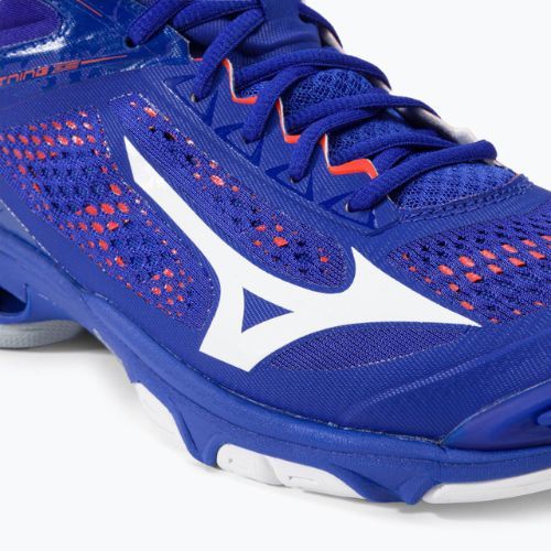 Мъжки обувки за волейбол Mizuno Wave Lightning Z5 Mid blue V1GA190500
