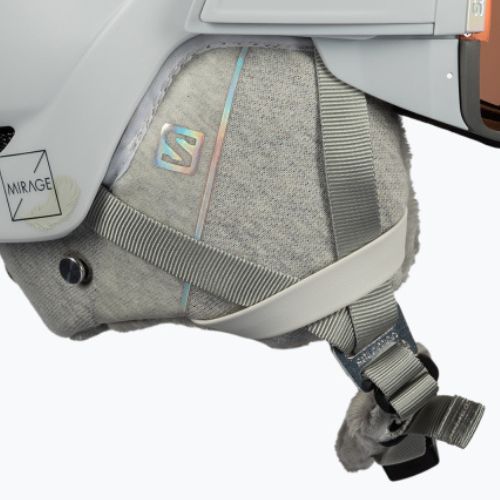 Дамска ски каска Salomon Mirage Ca Photo Sigma white L41525700