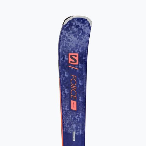 Дамски ски за спускане Salomon S/Force Fever navy blue + M11 GW L41135500/L4113230010