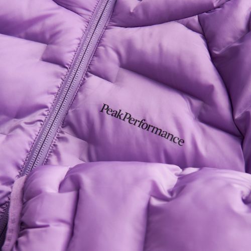 Дамско пухено яке Peak Performance W Argon Hood лилаво G76394040