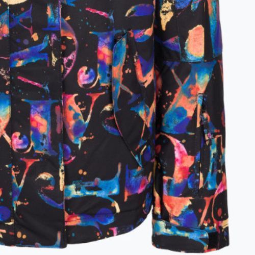 Детско яке за сноуборд ROXY Jetty Girl 2021 true black magic carpet