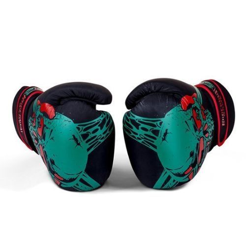 GroundGame Токсични боксови ръкавици черни 21BOXGLOTOX10