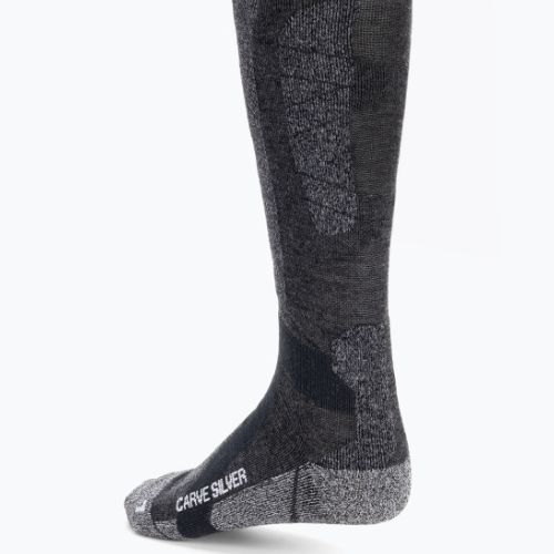 Ски чорапи X-Socks Carve Silver 4.0 black XSSS47W19U