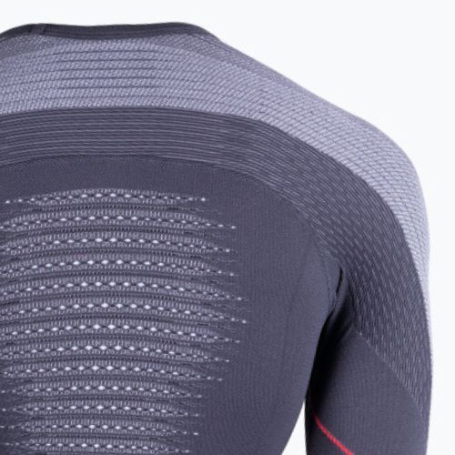 Мъжка термоактивна блуза UYN Evolutyon UW Shirt charcoal/white/red