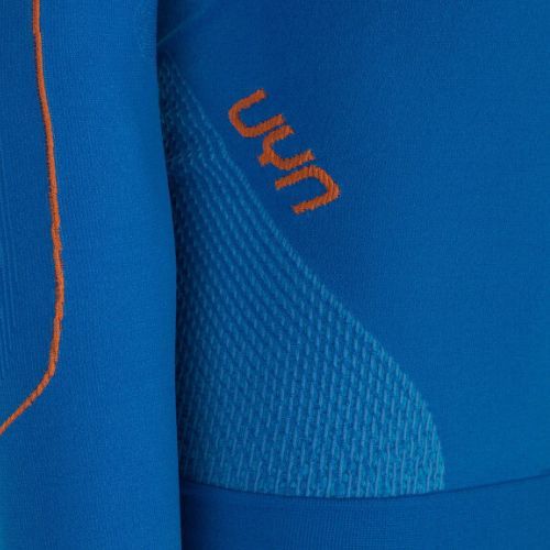 Мъжка термоактивна блуза UYN Evolutyon UW Shirt blue/blue/orange shiny