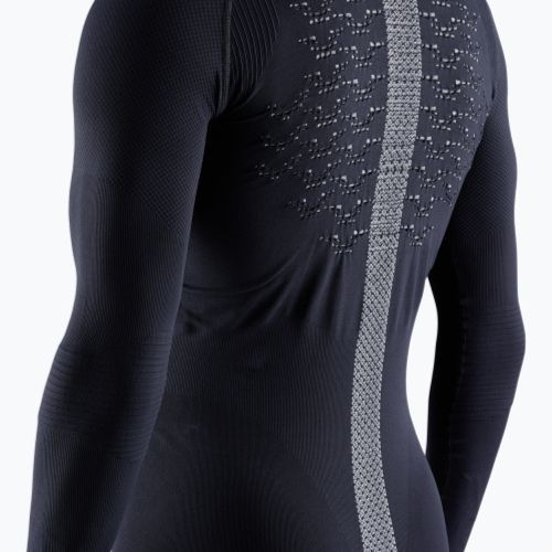 Мъжка термоактивна блуза X-Bionic The Trick 4.0 Run opal black/arctic white