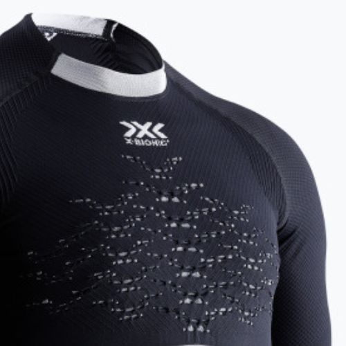 Мъжка термоактивна блуза X-Bionic The Trick 4.0 Run opal black/arctic white