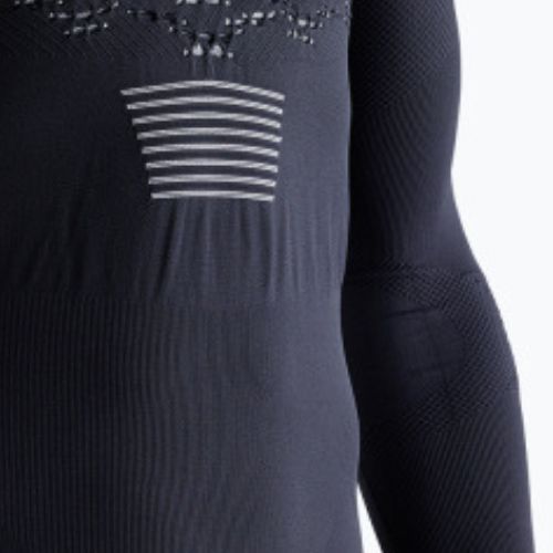 Мъжка термоактивна блуза X-Bionic The Trick 4.0 Run opal black/arctic white