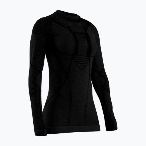 Дамска термоактивна блуза X-Bionic Apani 4.0 Merino black/black