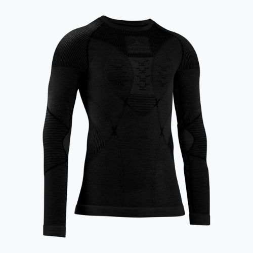Мъжка термоактивна блуза X-Bionic Apani 4.0 Merino black/black