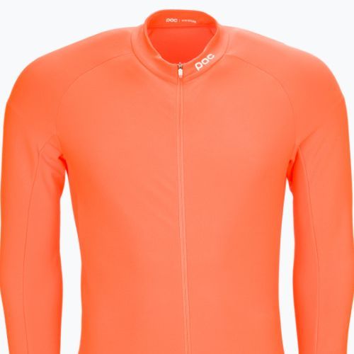 Мъжки колоездачен анцуг с дълъг ръкав POC Radiant Jersey zink orange