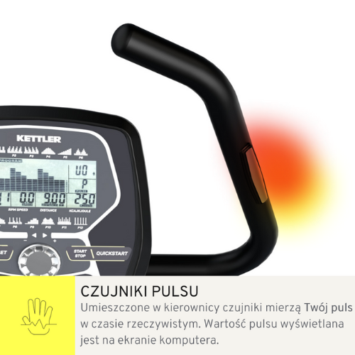 Стационарен велосипед Kettler Axos Avior P Black HT1003-100