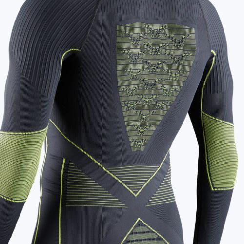 Мъжка термоактивна блуза X-Bionic Energy Accumulator 4.0 charcoal/yellow