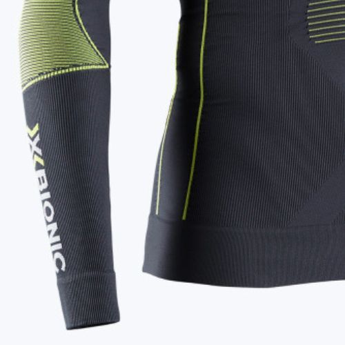 Мъжка термоактивна блуза X-Bionic Energy Accumulator 4.0 charcoal/yellow