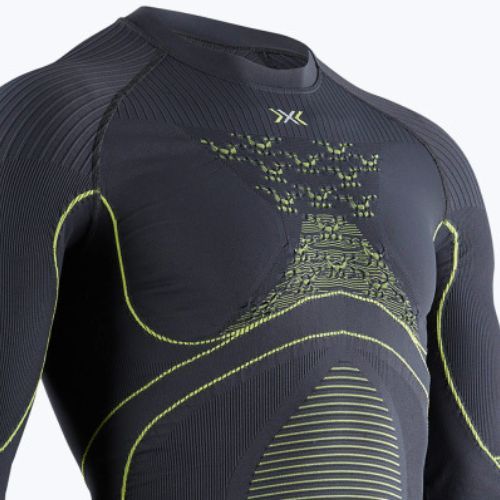 Мъжка термоактивна блуза X-Bionic Energy Accumulator 4.0 charcoal/yellow