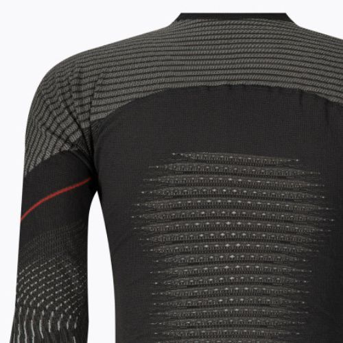 Мъжка термоактивна блуза UYN Evolutyon Comfort UW Shirt charcoal/white/red