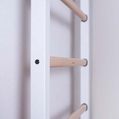 Стълба за гимнастика BenchK, бяла BK-521W+A204