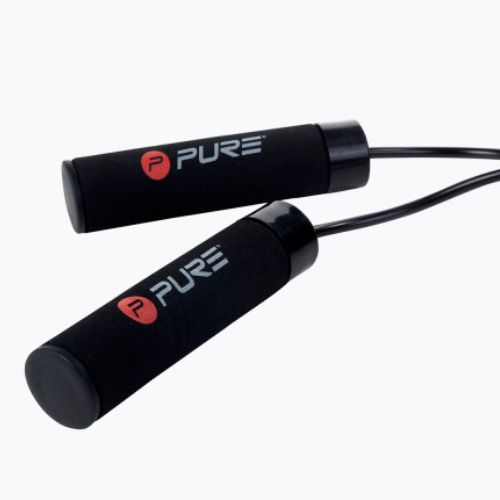 Pure2Improve Утежнено въже за скачане черно 2168