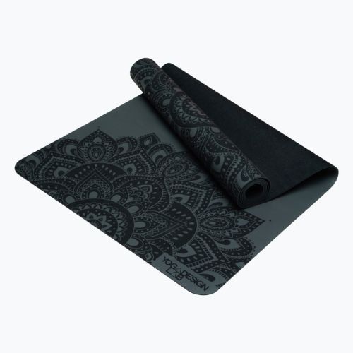 Модел за йога Design Lab Infinity Yoga 3 mm czarna Mandala Charcoal