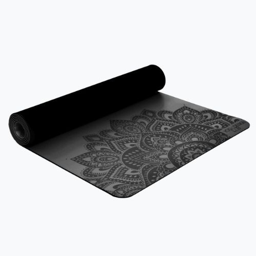 Модел за йога Design Lab Infinity Yoga 5 mm черна мандала Charcoal