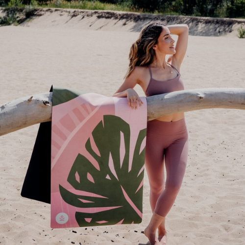 Moonholi TROPICANA постелка за йога 3 мм розова SKU-106