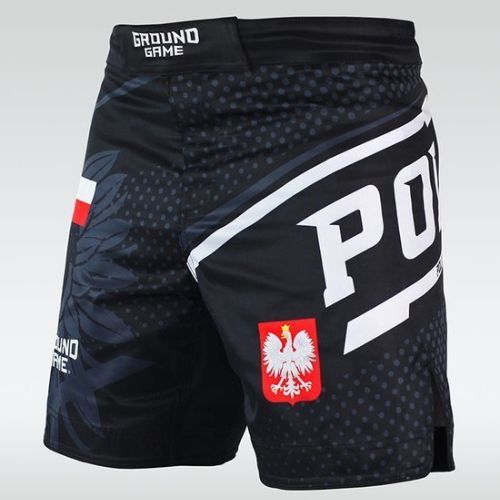 Мъжки шорти за обучение Ground Game MMA Poland черни