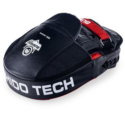 Тренировъчни дискове от естествена кожа Bushido черни ARF-1101-S