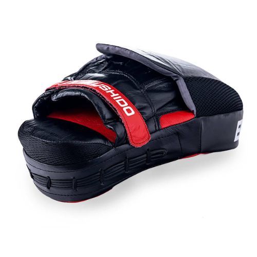 Тренировъчни дискове от естествена кожа Bushido черни ARF-1101-S