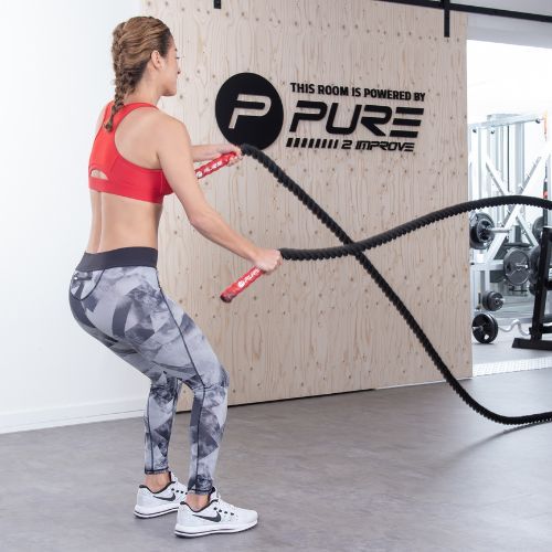Pure2Improve Бойно въже за обучение черно P2I200810