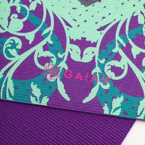 Килимче за йога Gaiam Moroccan Garden 6 мм лилаво 62612