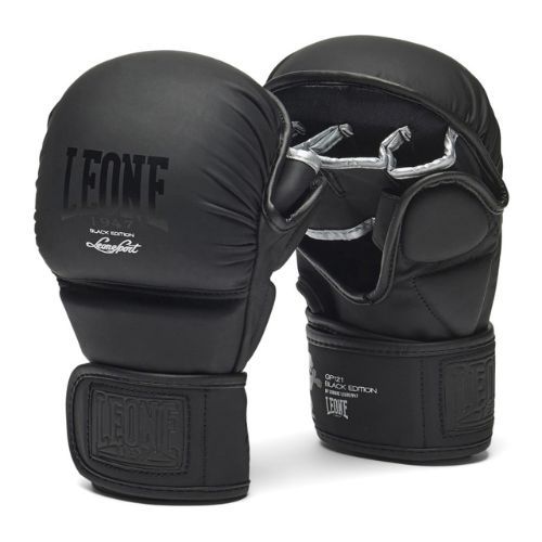 Leone 1947 Black Edition ММА граплинг ръкавици черни GP1213