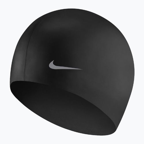 Детска шапка за плуване Nike Solid Silicone черна TESS0106-001