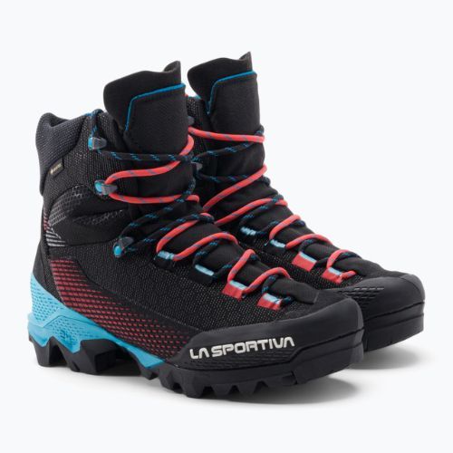 Високопланински ботуши Aequilibrium ST GTX black/hibiscus за жени на La Sportiva