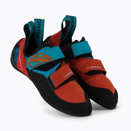 La Sportiva Katana мандарина/тропическо синьо обувки за катерене
