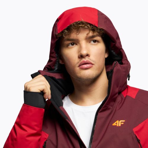 Мъжко ски яке 4F KUMN015 burgundy