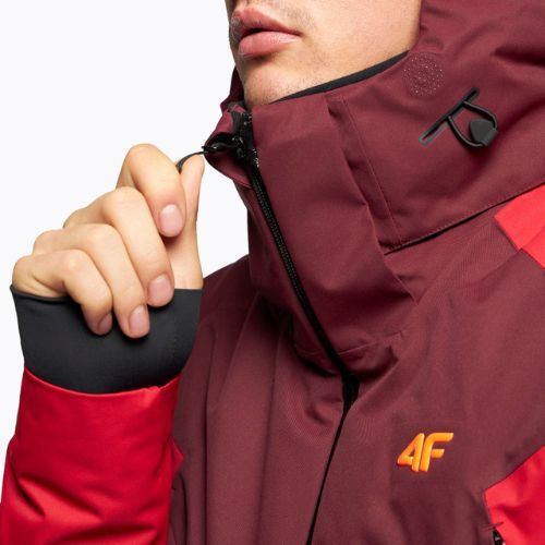 Мъжко ски яке 4F KUMN015 burgundy