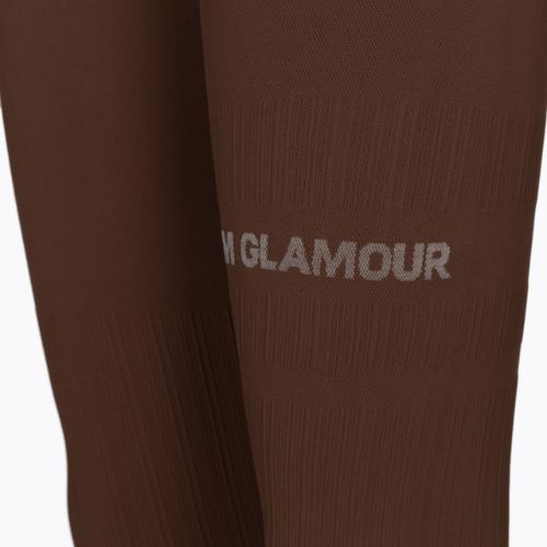 Дамски клинове Gym Glamour push up кафяв 370