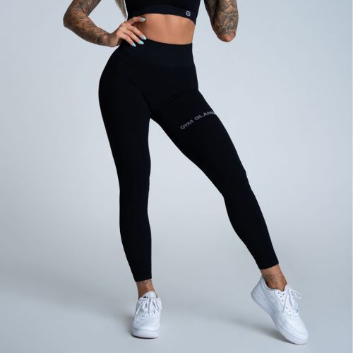 Дамски клинове Gym Glamour push up black 311