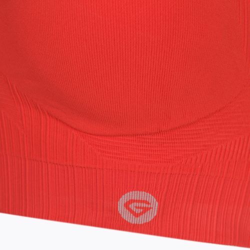 Дамски тренировъчен сутиен Gym Glamour push up orange 372