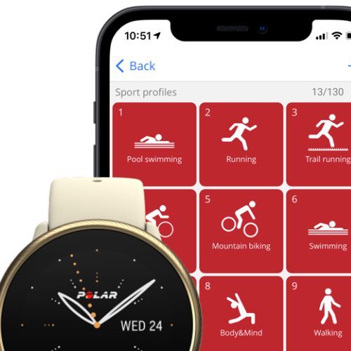 Часовник Polar Ignite 2 розов