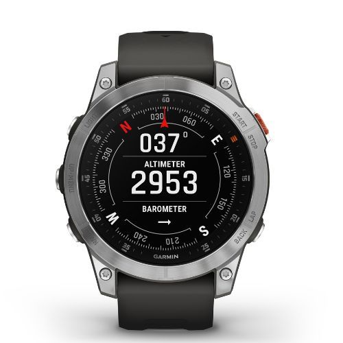Garmin Epix 2 Hrm Elevate Ox часовник сребърен 010-02582-01