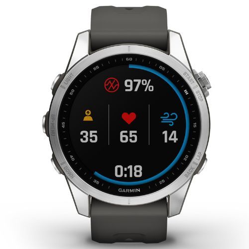 Garmin Fenix 7S Hrm Elevate Ox часовник сребърен 010-02539-01