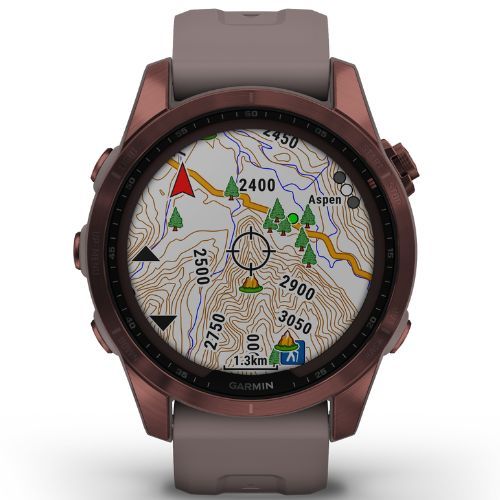 Garmin Fenix 7S Sapphire Solar Hrm Elevate Ox черен 010-02539-25