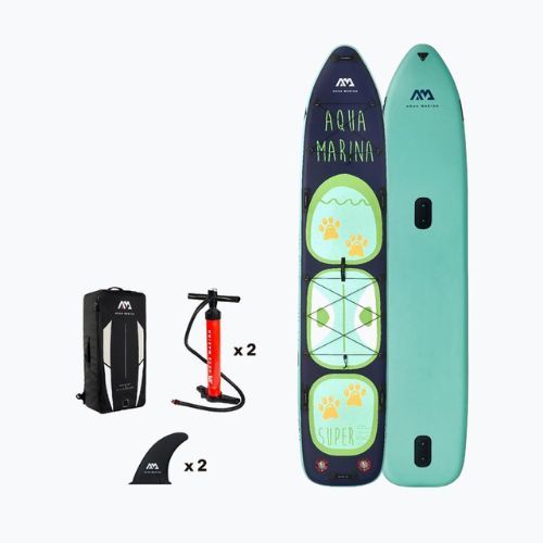Aqua Marina SUP борд Super Trip Tandem 4.27m green BT-20ST02