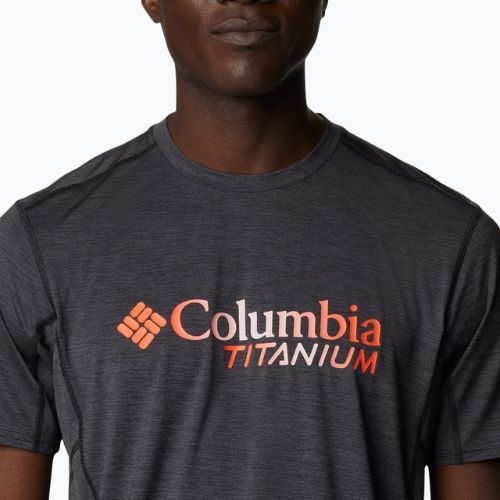 Мъжка тениска за трекинг Columbia Titan Pass Graphic Tee black 1991471